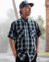 MORNING FOG BAMBOO SHORT SLEEVE BUTTON UP - MENS